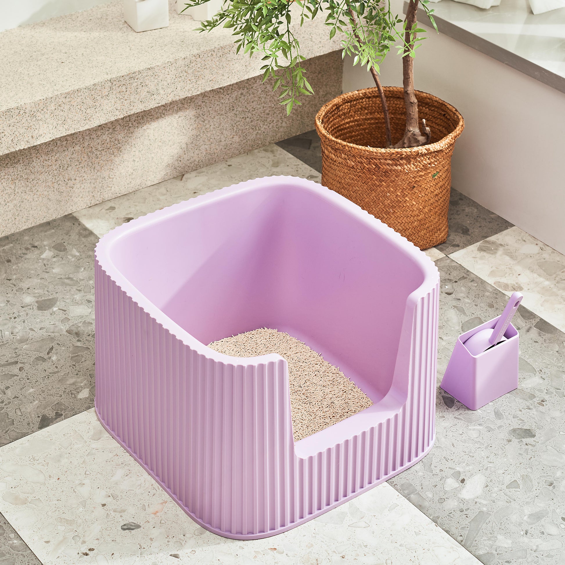 Michu XXL Stella Deluxe Cat Litter Box - Spacious Design