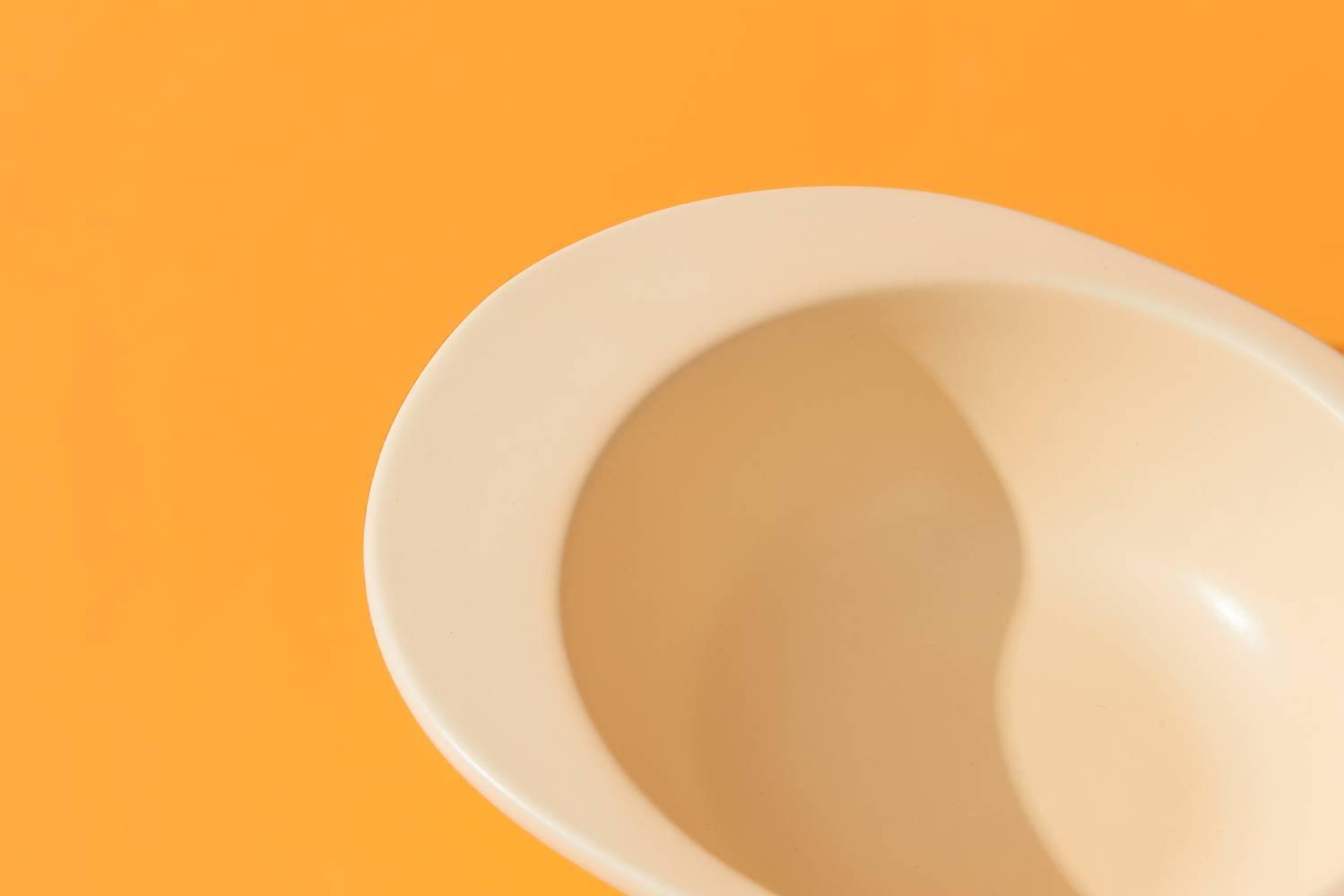 Michu Ceramic 3pcs Dinnerware Set- Raised Bowl and Plate Set for Everyday Pets Essentials