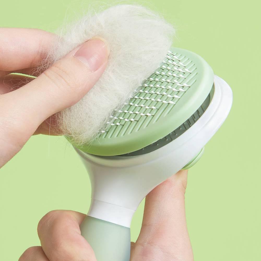 Michu Cream Pet Brush - Gentle and Effective Grooming for Dogs and Cats