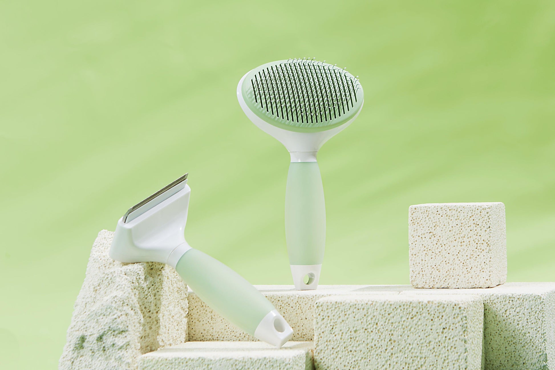 Michu Cream Pet Brush - Gentle and Effective Grooming for Dogs and Cats