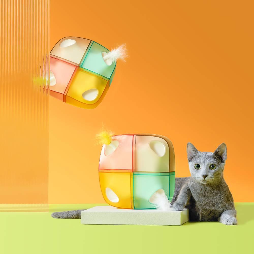 Michu Interactive Feathered Rechargeable Cat Toy Box [preorder]