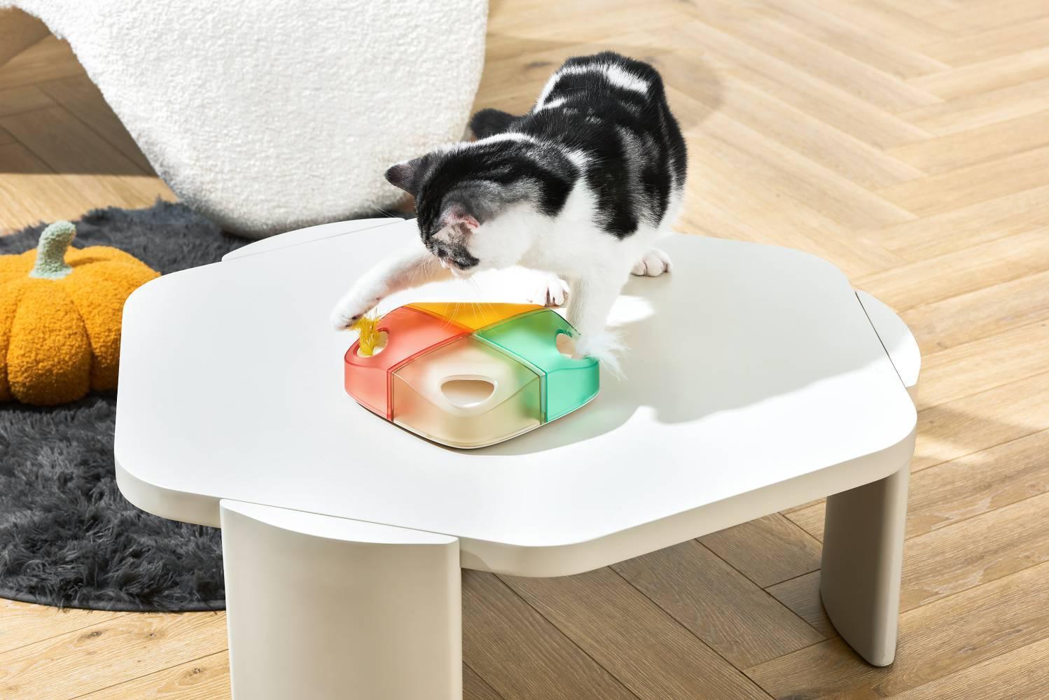Michu Interactive Feathered Rechargeable Cat Toy Box [preorder]
