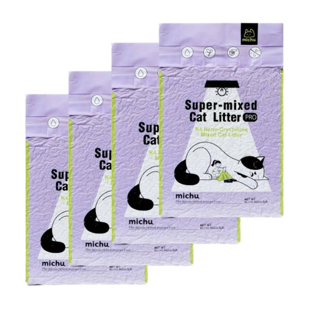 Michu Mixed Tofu Cat Litter, Heavy Duty Flushable Kitty Litter -5.5lb/88oz