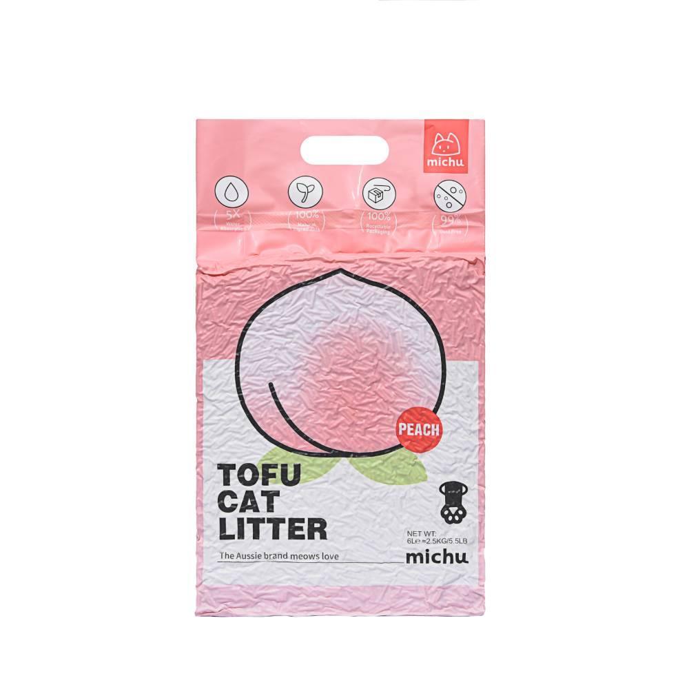 Michu Natural Clumping Tofu Cat Litter 5.5lb/88oz