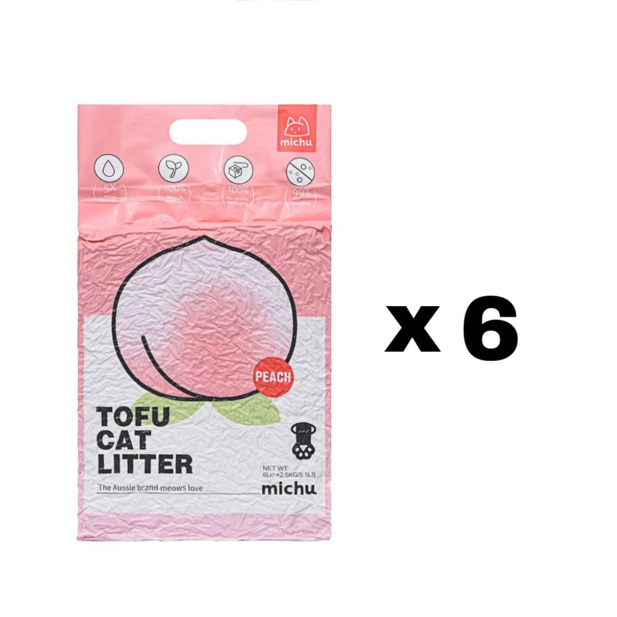 Michu Natural Clumping Tofu Cat Litter 5.5lb/88oz