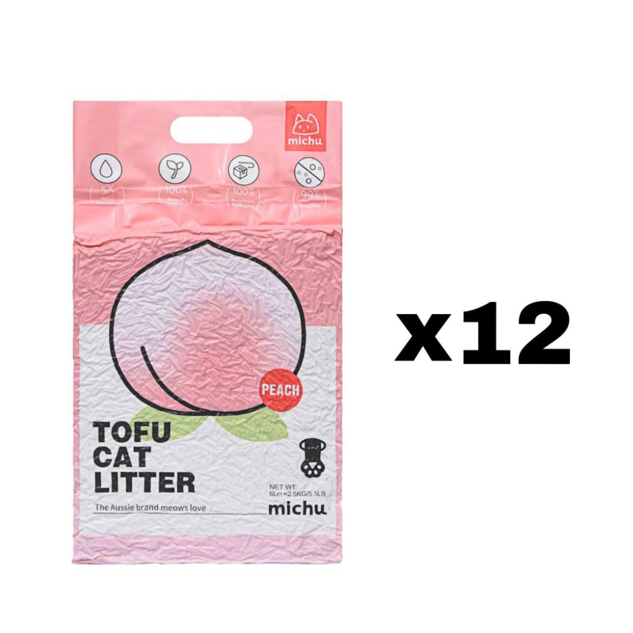 Michu Natural Clumping Tofu Cat Litter 5.5lb/88oz