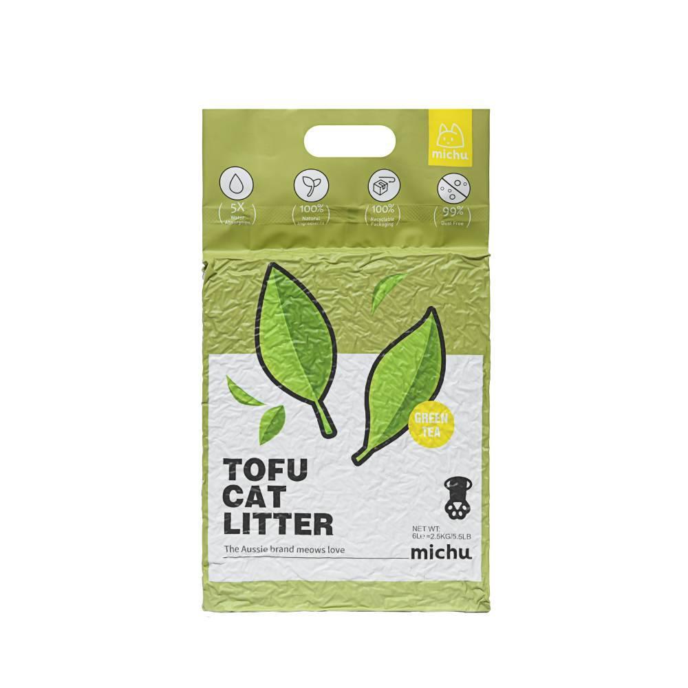 Michu Natural Clumping Tofu Cat Litter 5.5lb/88oz