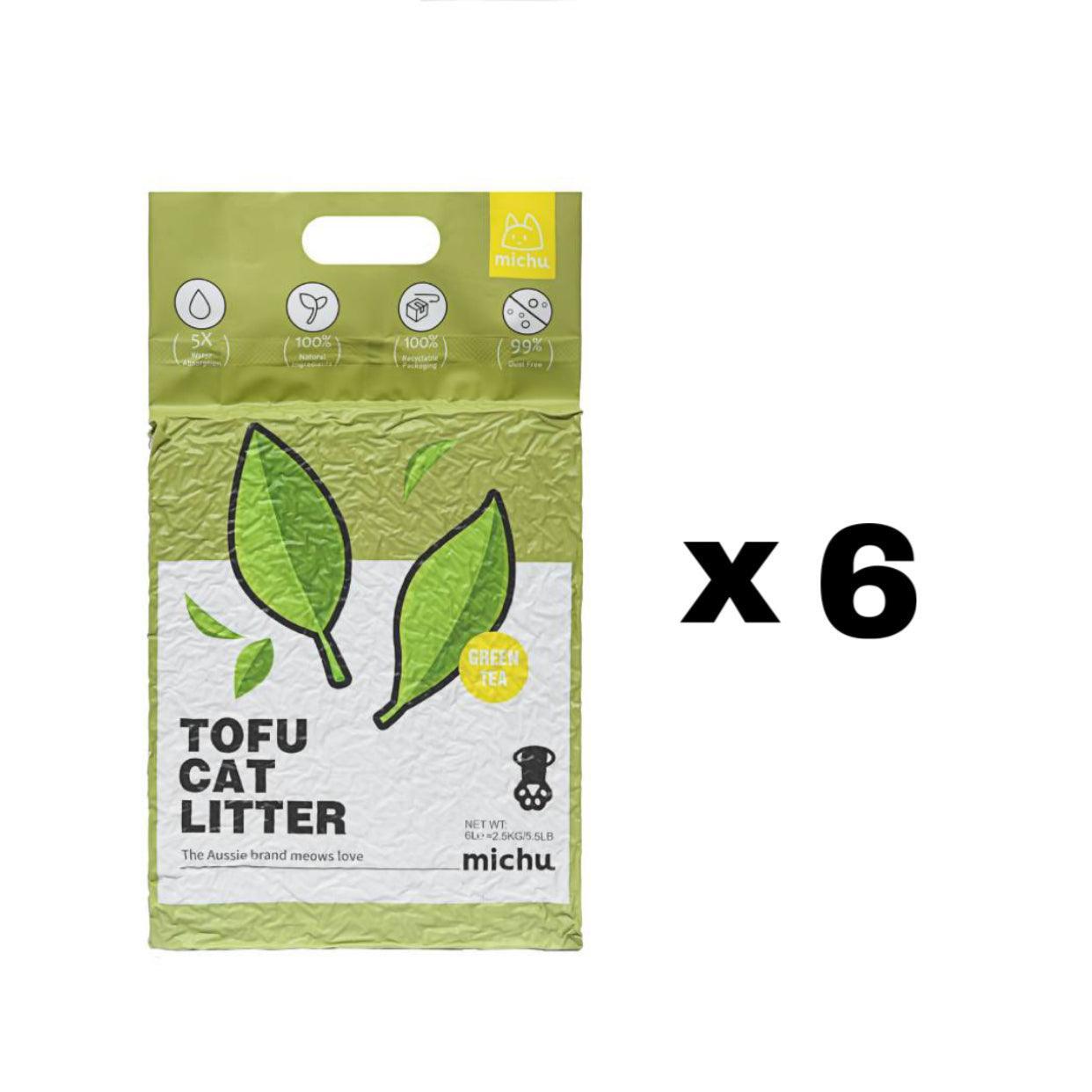 Michu Natural Clumping Tofu Cat Litter 5.5lb/88oz