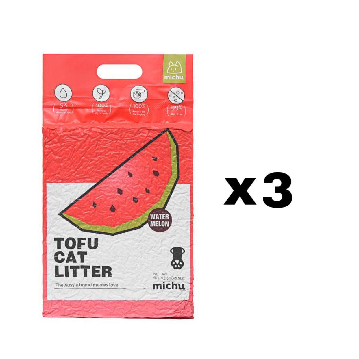 Michu Natural Clumping Tofu Cat Litter 5.5lb/88oz