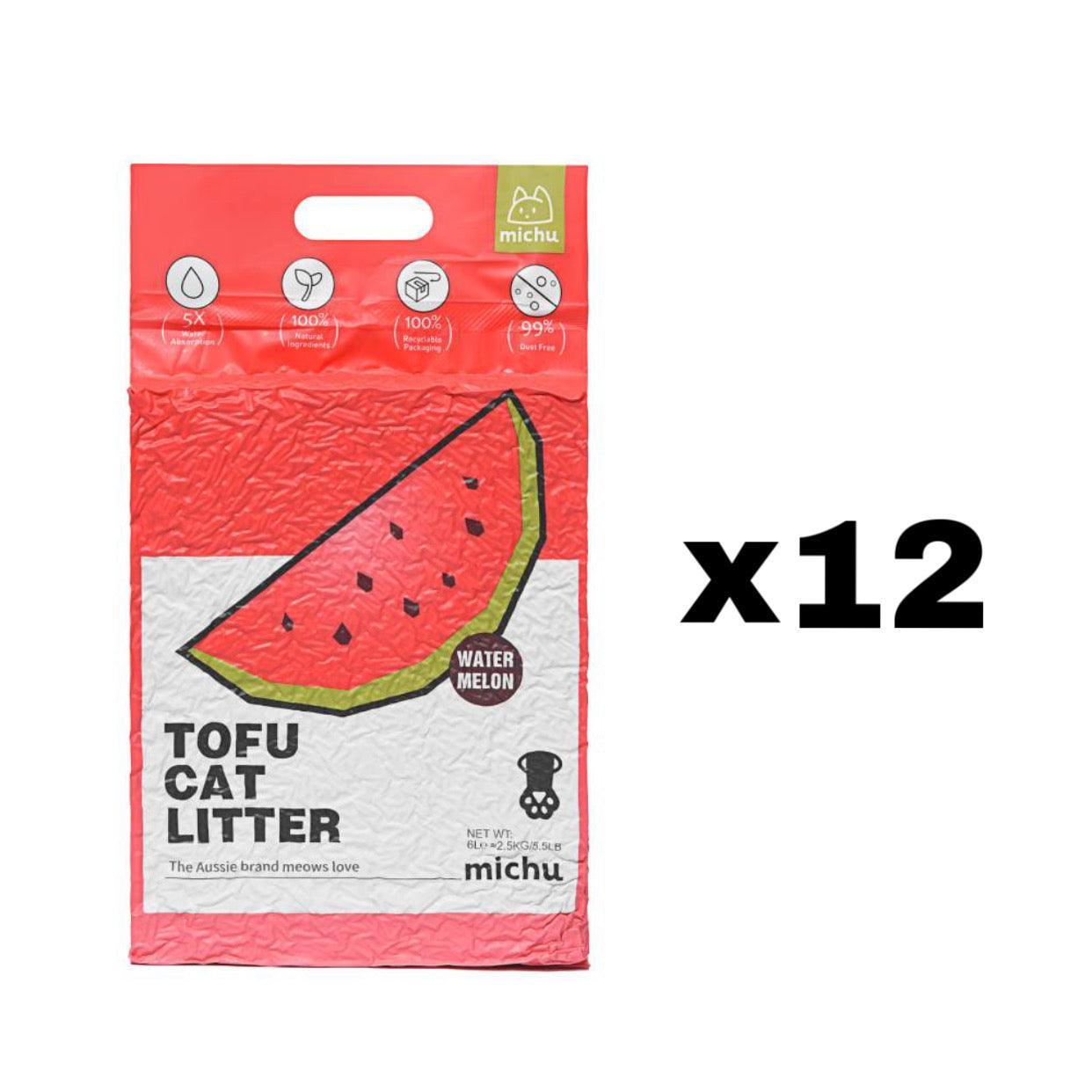 Michu Natural Clumping Tofu Cat Litter 5.5lb/88oz