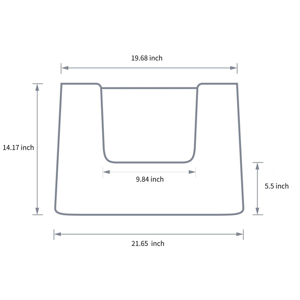Michu XXL Sage Deluxe Cat Litter Box - Spacious Design
