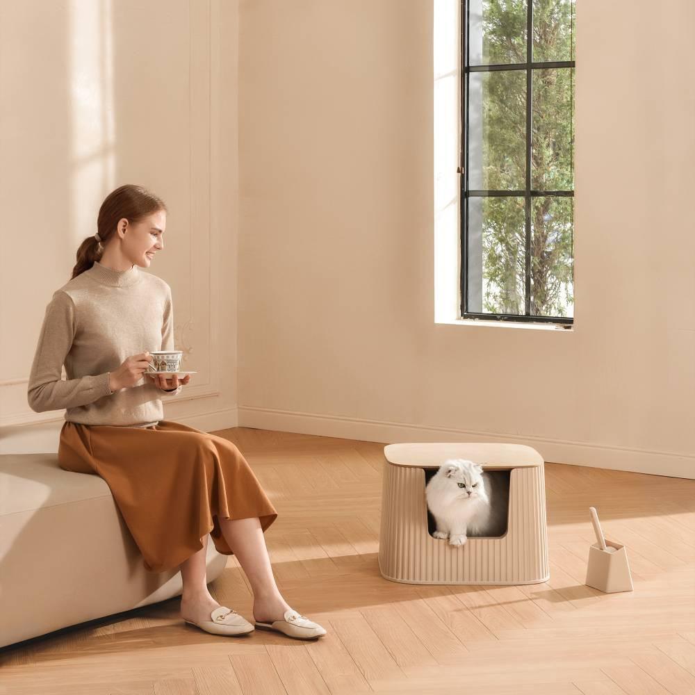 Michu XXL BoBa Deluxe Cat Litter Box - Spacious Design