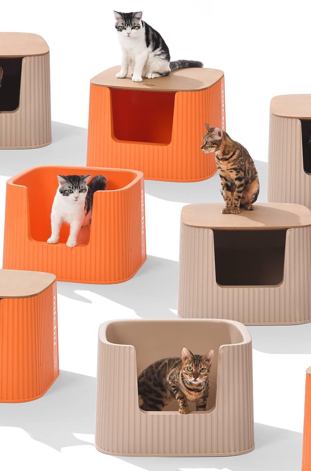 Michu XXL BoBa Deluxe Cat Litter Box - Spacious Design