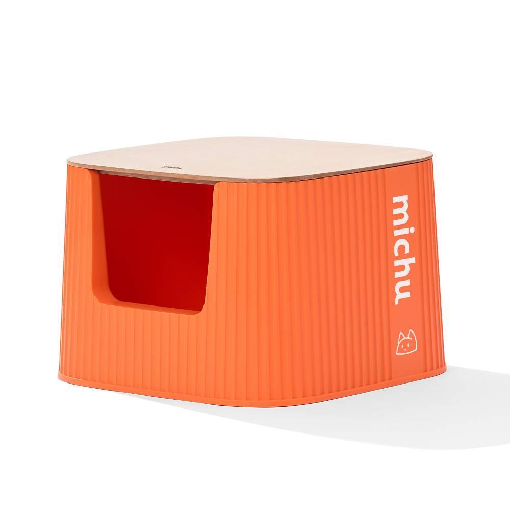 Michu XXL Coral Deluxe Cat Litter Box - Spacious Design